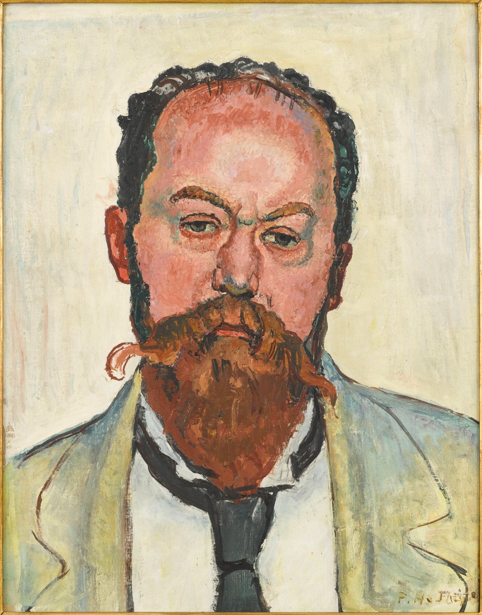 Portrét Mathiase Morhardta 1863-1939, 1913. od Ferdinand Hodler