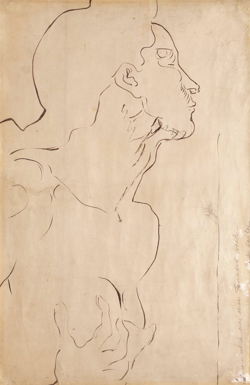 Studie pro "Feeling I", 1901 od Ferdinand Hodler