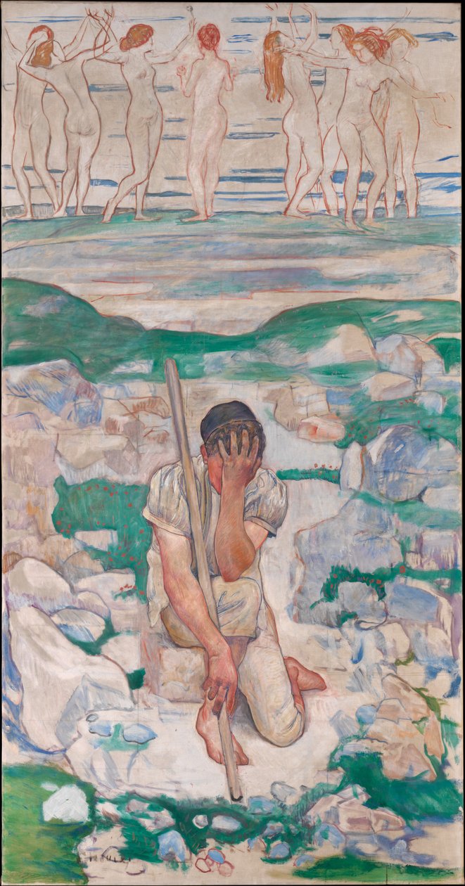 Sen pastýře od Ferdinand Hodler
