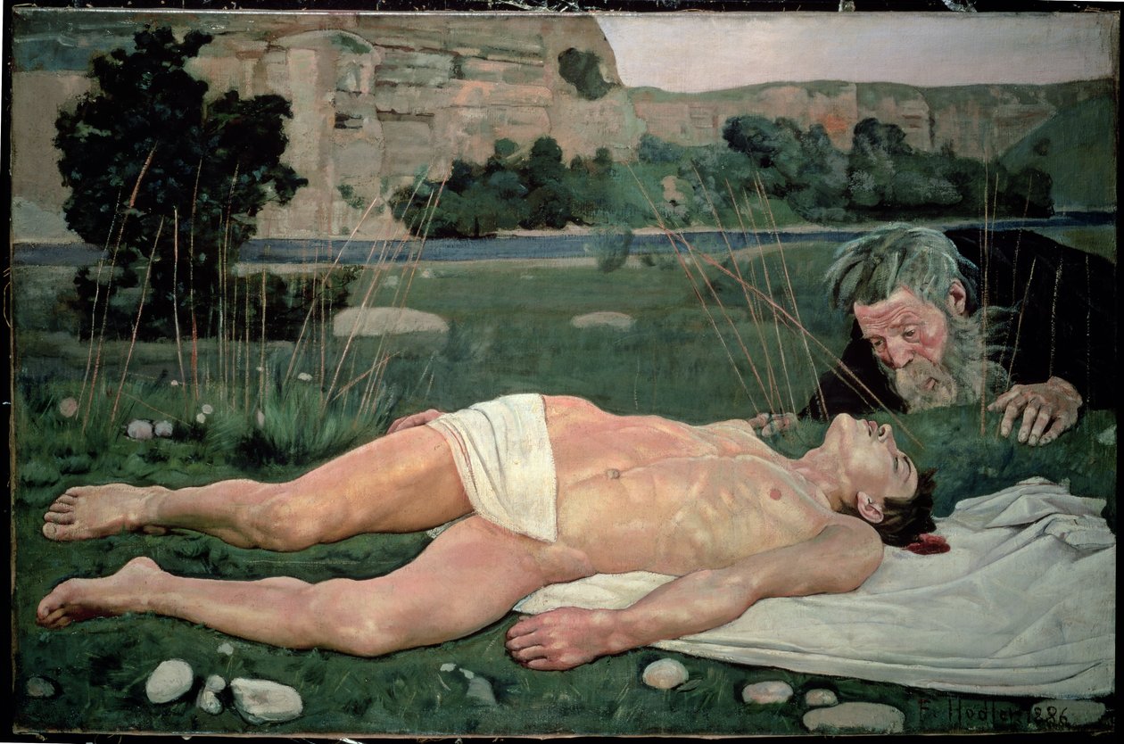 Dobrý Samaritán, 1886 od Ferdinand Hodler