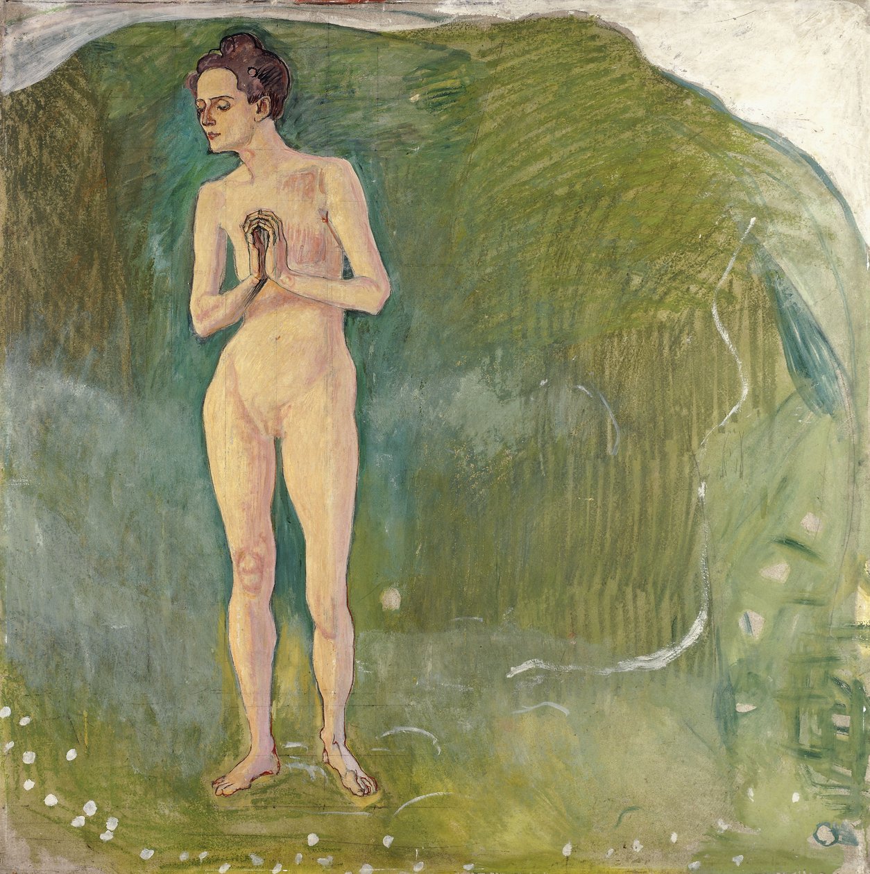 Žena v proudu, 1903 od Ferdinand Hodler