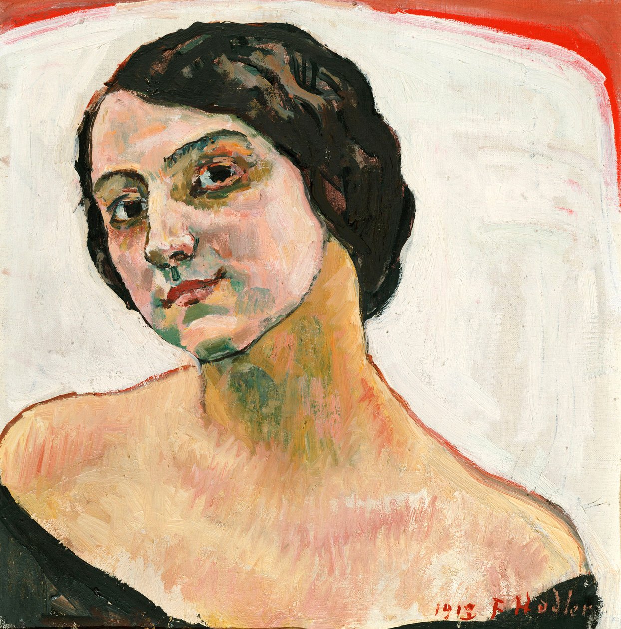 Žena s hnědými vlasy, 1913 od Ferdinand Hodler