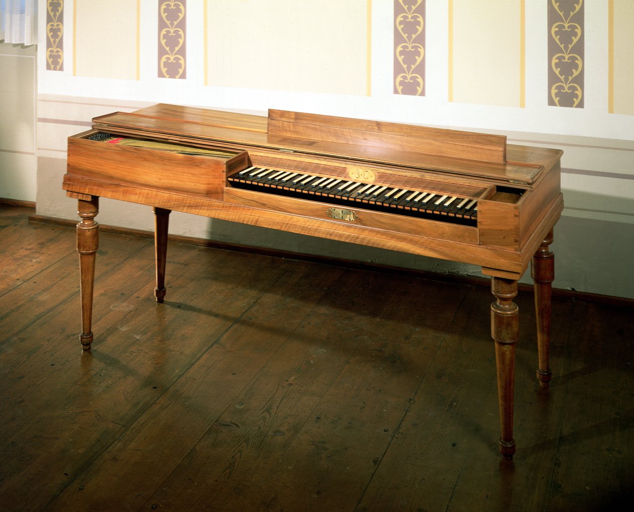 Clavichord, kdysi vlastněný Franzem Josephem Haydnem (1732-1809) od Ferdinand Hofmann