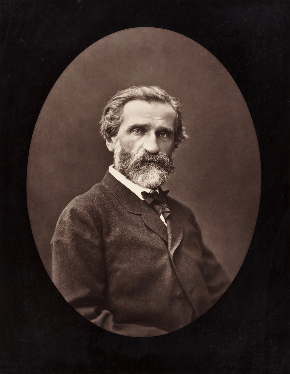 Giuseppe Verdi italský skladatel, 1813-1901, c. 1872. od Ferdinand J. Mulnier