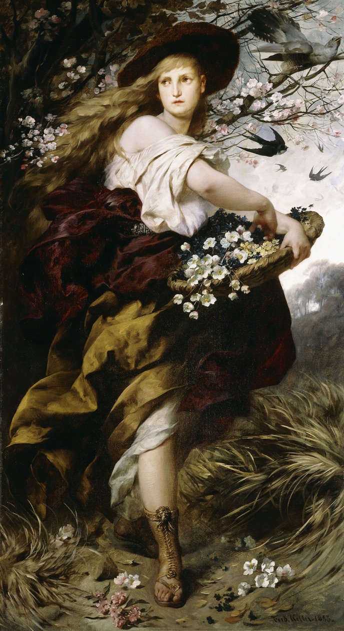 Flora, 1883 od Ferdinand Keller