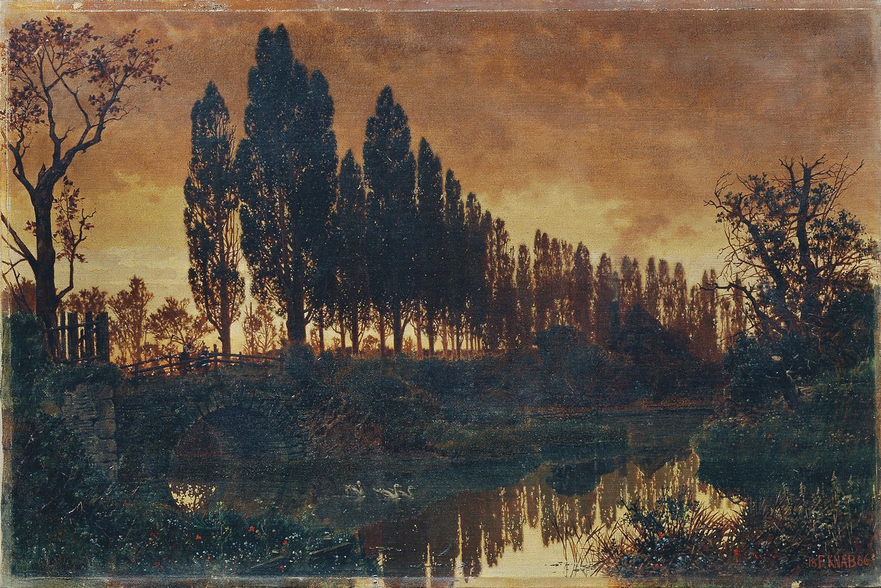 Bavorská krajina od Ferdinand Knab