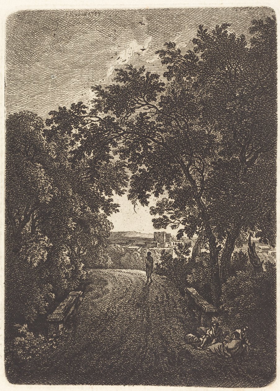 Večerní procházka od Ferdinand Kobell