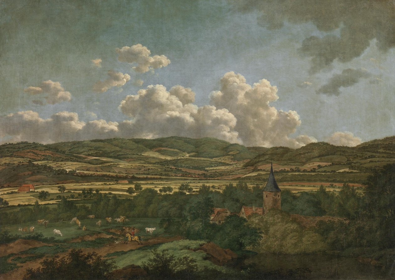 Pohled na Goldbach a Hösbach (Aschaffenburský cyklus) od Ferdinand Kobell