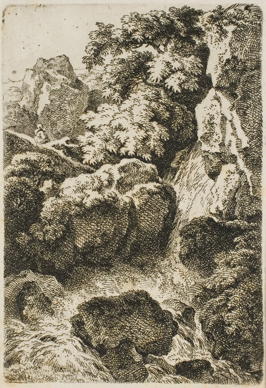 Vodopád (Kaskáda) od Ferdinand Kobell