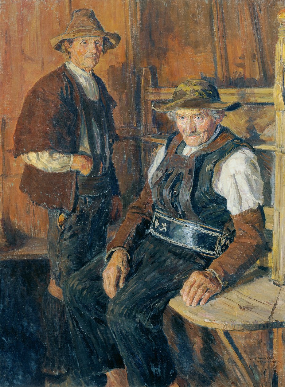 Sarentinští farmáři od Ferdinand Kruis