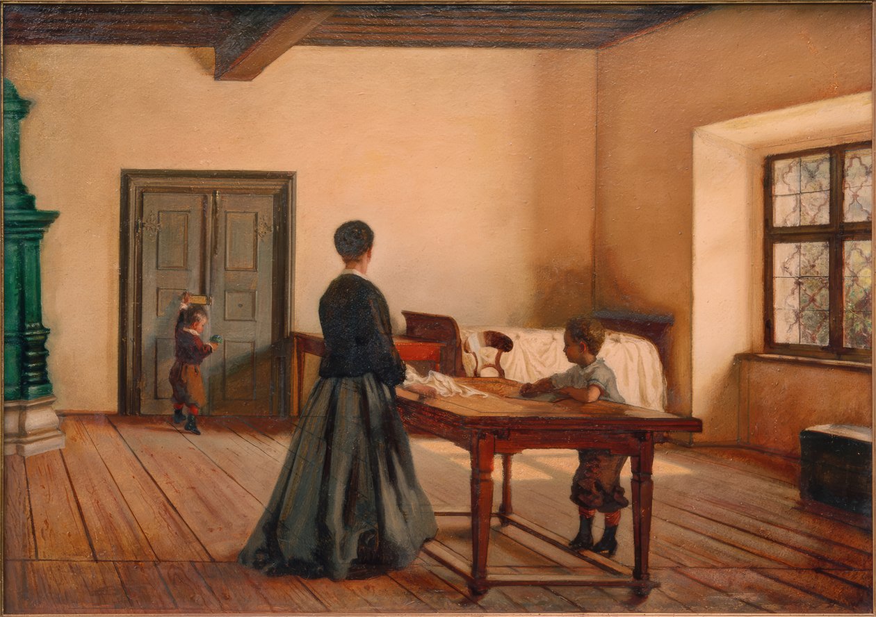 Umělcova ložnice od Ferdinand Mallitsch