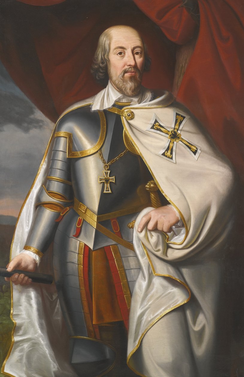 Portrét Heinricha Walpota von Bassenheim, polovina 19. století od Ferdinand Müller