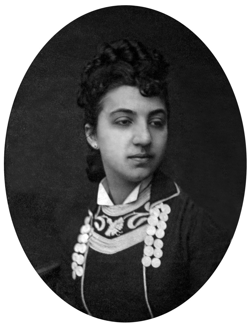 Erminia Borghi Mamo (1855-1941) italská sopranistka, foto Mulnier od Ferdinand Mulnier