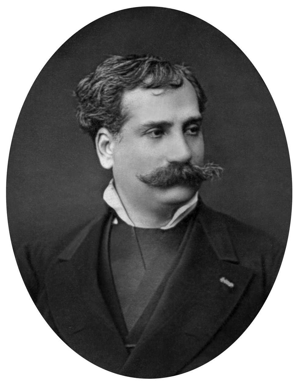 Francesco Pandolfini (1836-1916) italský barytonista, foto Mulnier od Ferdinand Mulnier