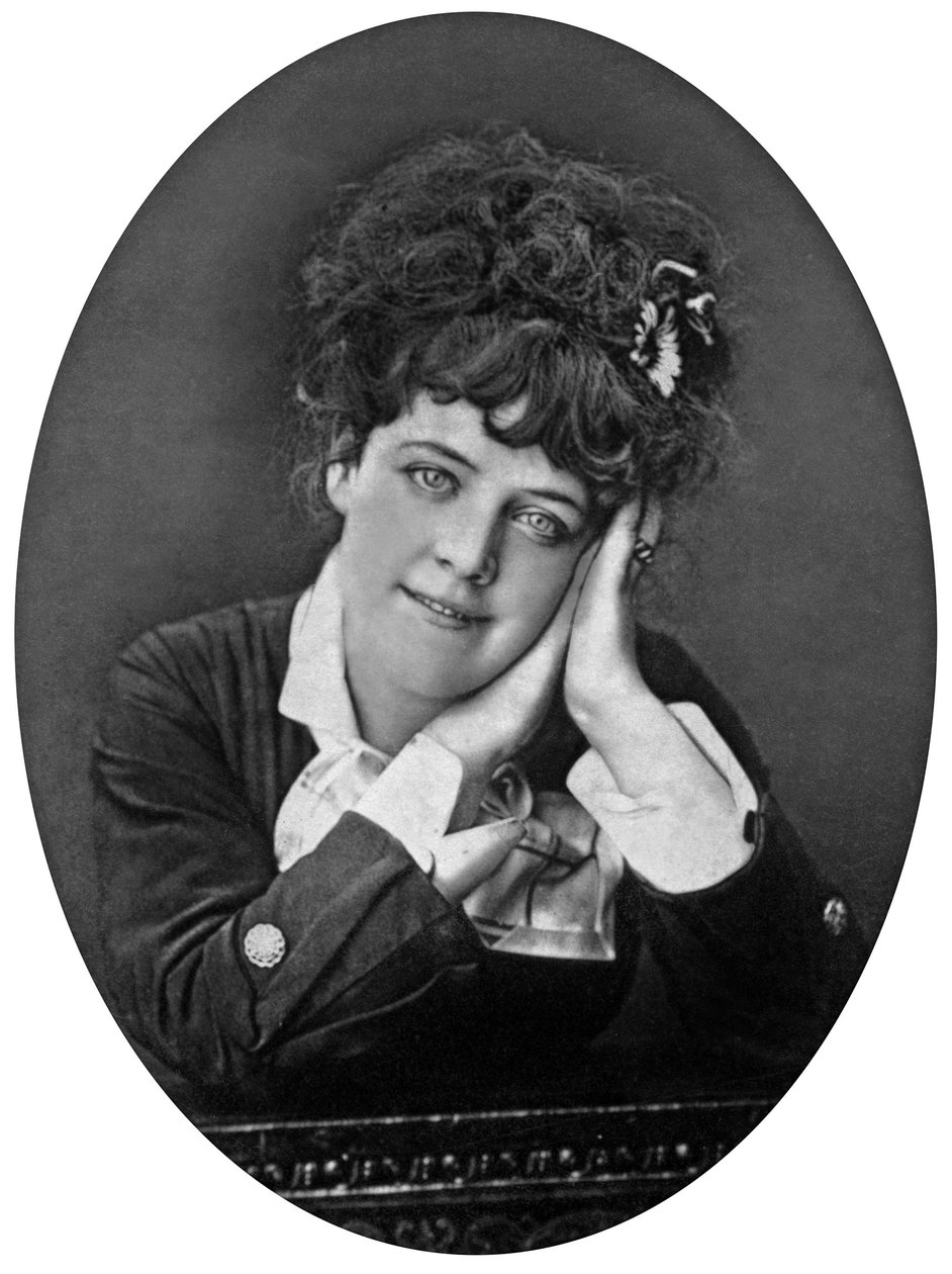 Jeanne Samary, francouzská herečka a modelka od Ferdinand Mulnier