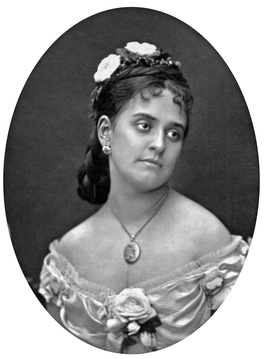 Sopranistka Anna de Belocca, foto Mulnier od Ferdinand Mulnier