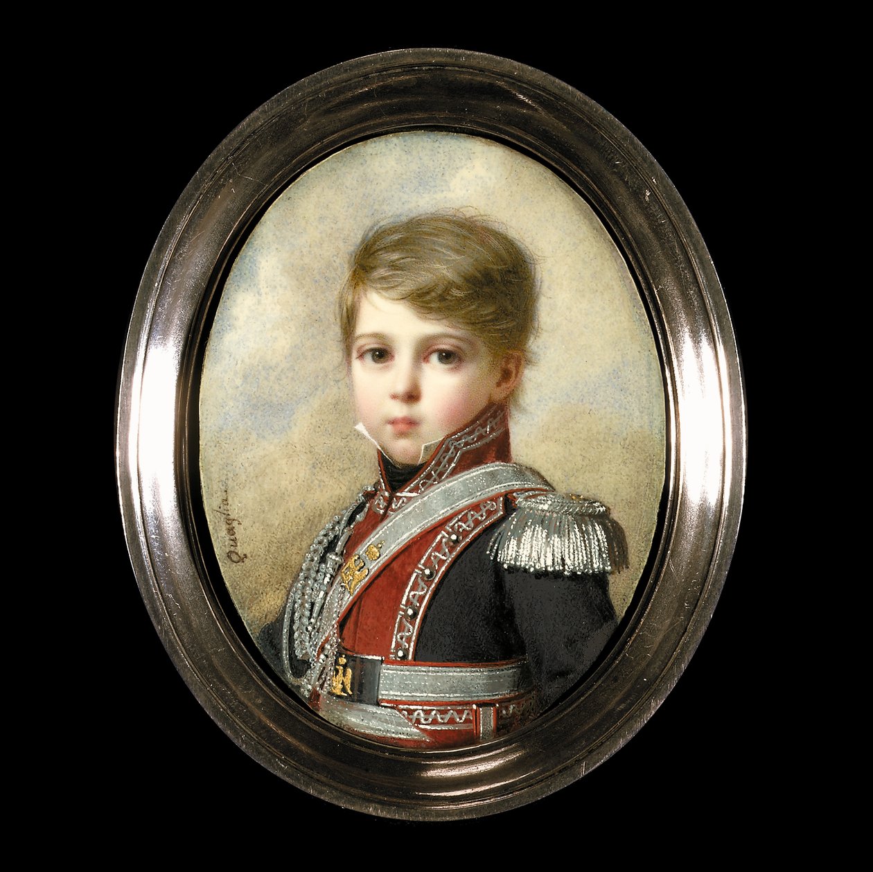 Portrét Napoleon-Andoche D"Abrantes jako mladý chlapec od Ferdinand Quaglia