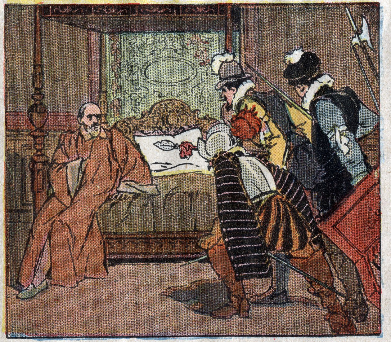 Historie Francie: Atentát na Gaspard de Coligny (admirál de Coligny od Ferdinand Raffin