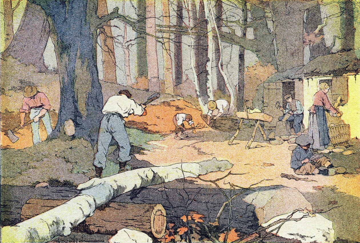 Sabotter woodman, v Imagier de l