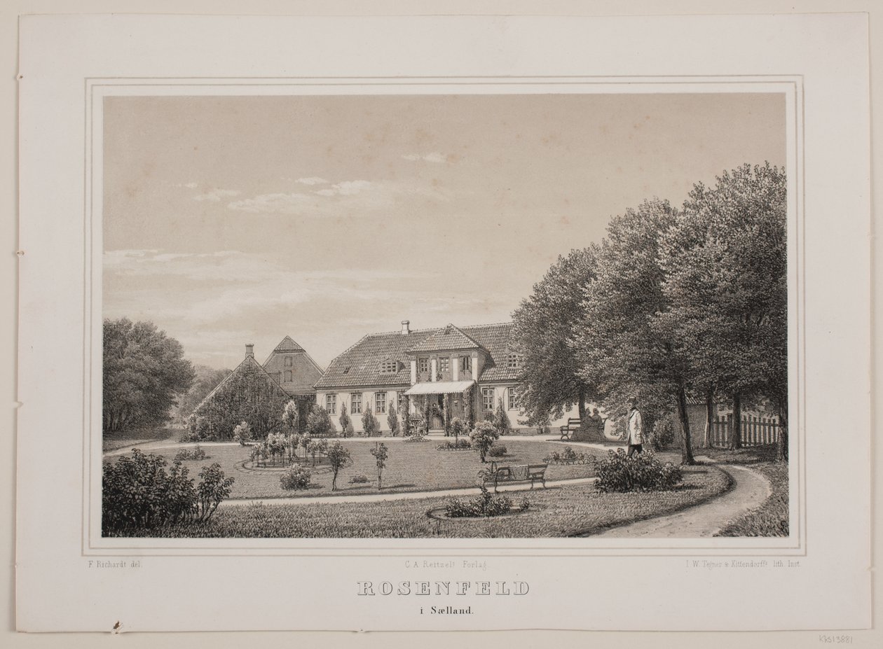 Rosenfeld a Sælland od Ferdinand Richardt