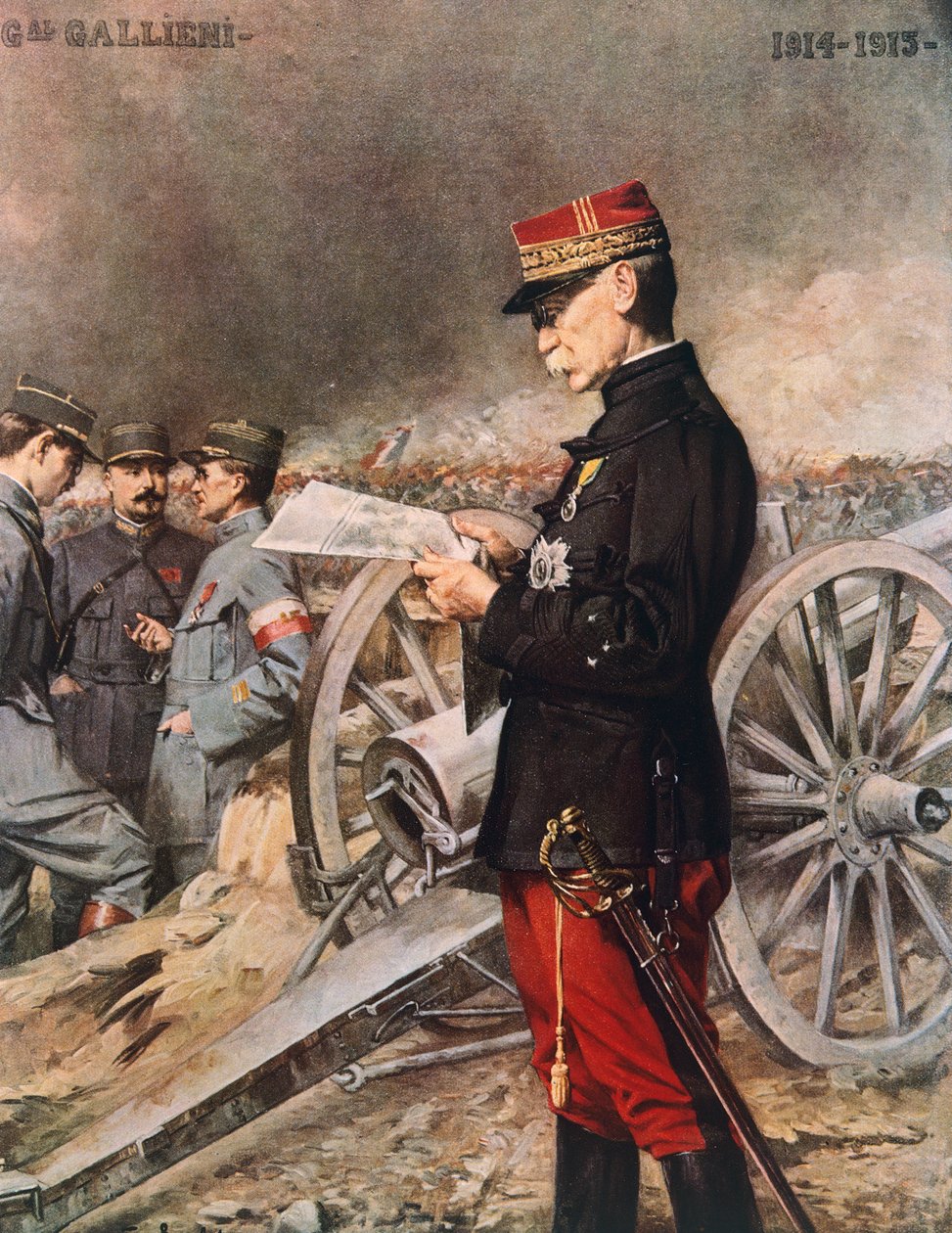 Francouzský generál Joseph-Simon Gallieni od Ferdinand Roybet