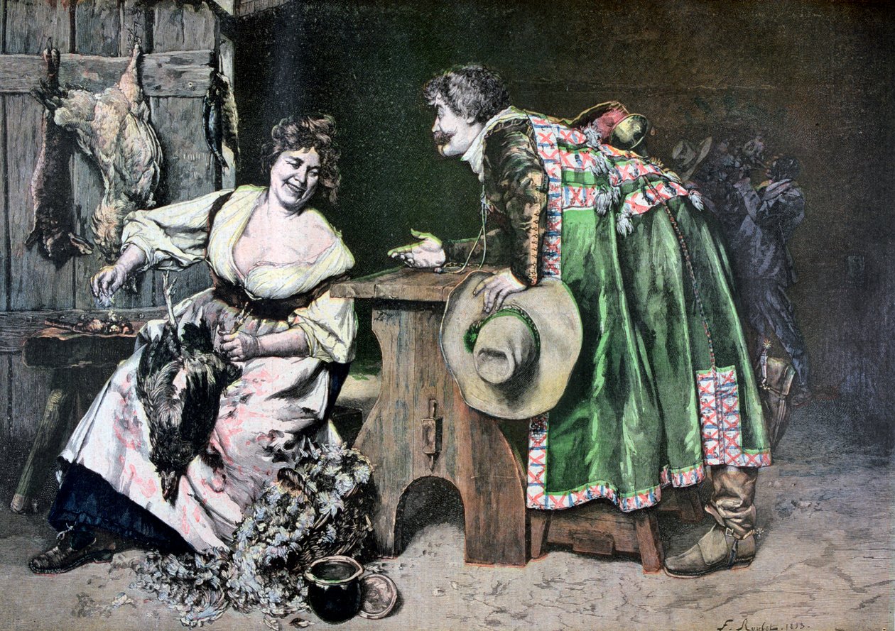 Galantní poznámky, 1893 od Ferdinand Roybet