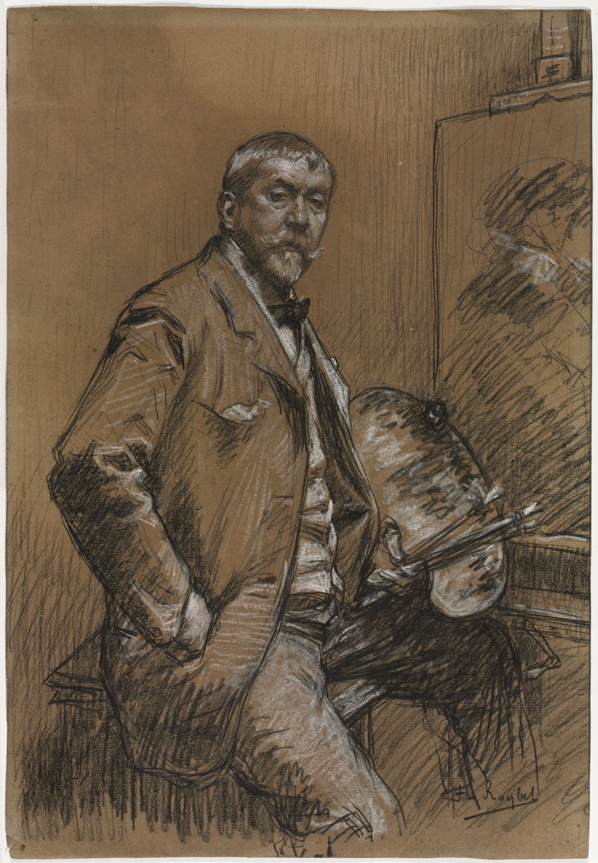 Autoportrét, 1800-1900. od Ferdinand Roybet
