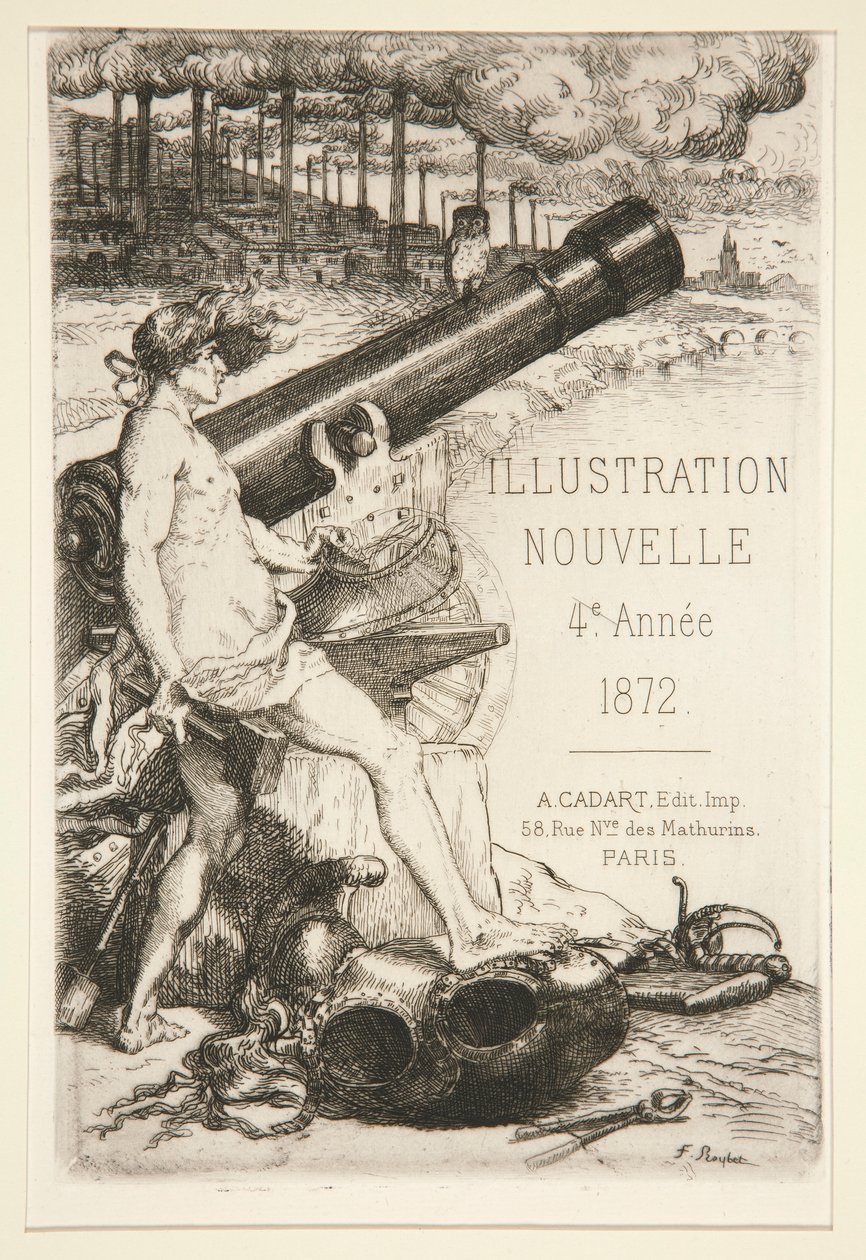 Titulní strana Ilustrace Nouvelle od Ferdinand Roybet