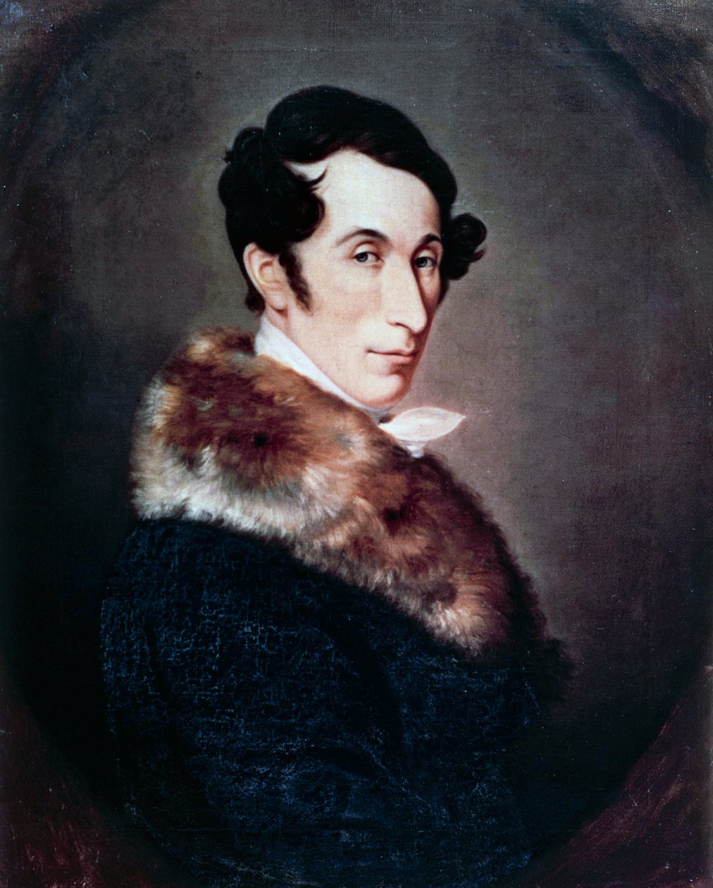 Portrét německého skladatele, dirigenta a klavíristy Carla Maria von Webera (Eutin v Lubecku od Ferdinand Schimon