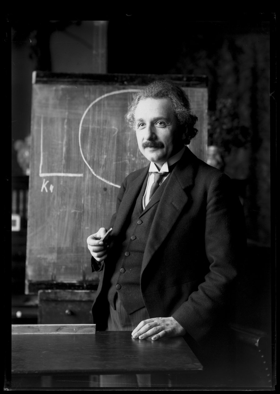 Obrázek Alberta Einsteina (1879-1955) od Ferdinand Schmutzer