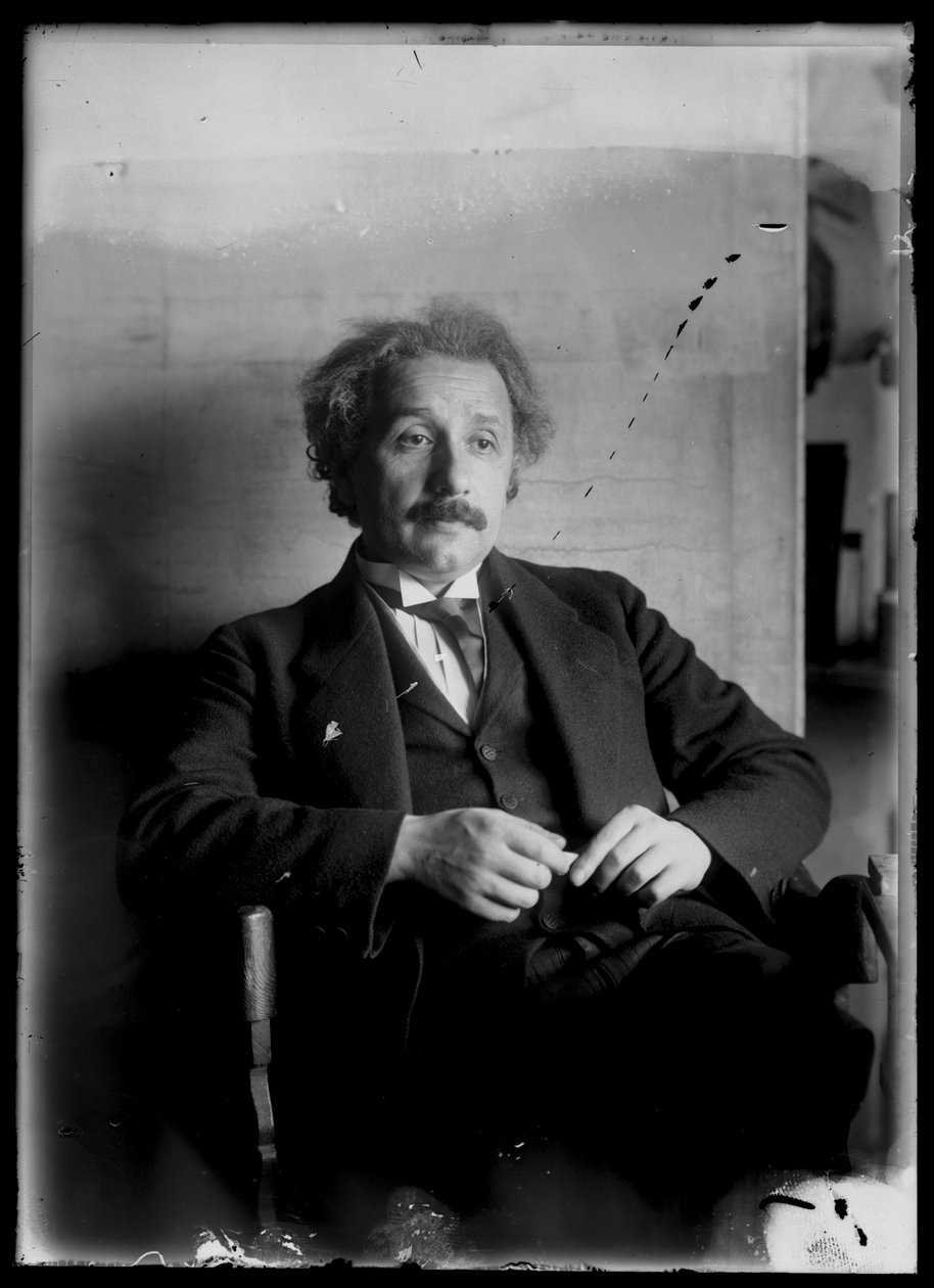 Obrázek Alberta Einsteina (1879-1955) od Ferdinand Schmutzer