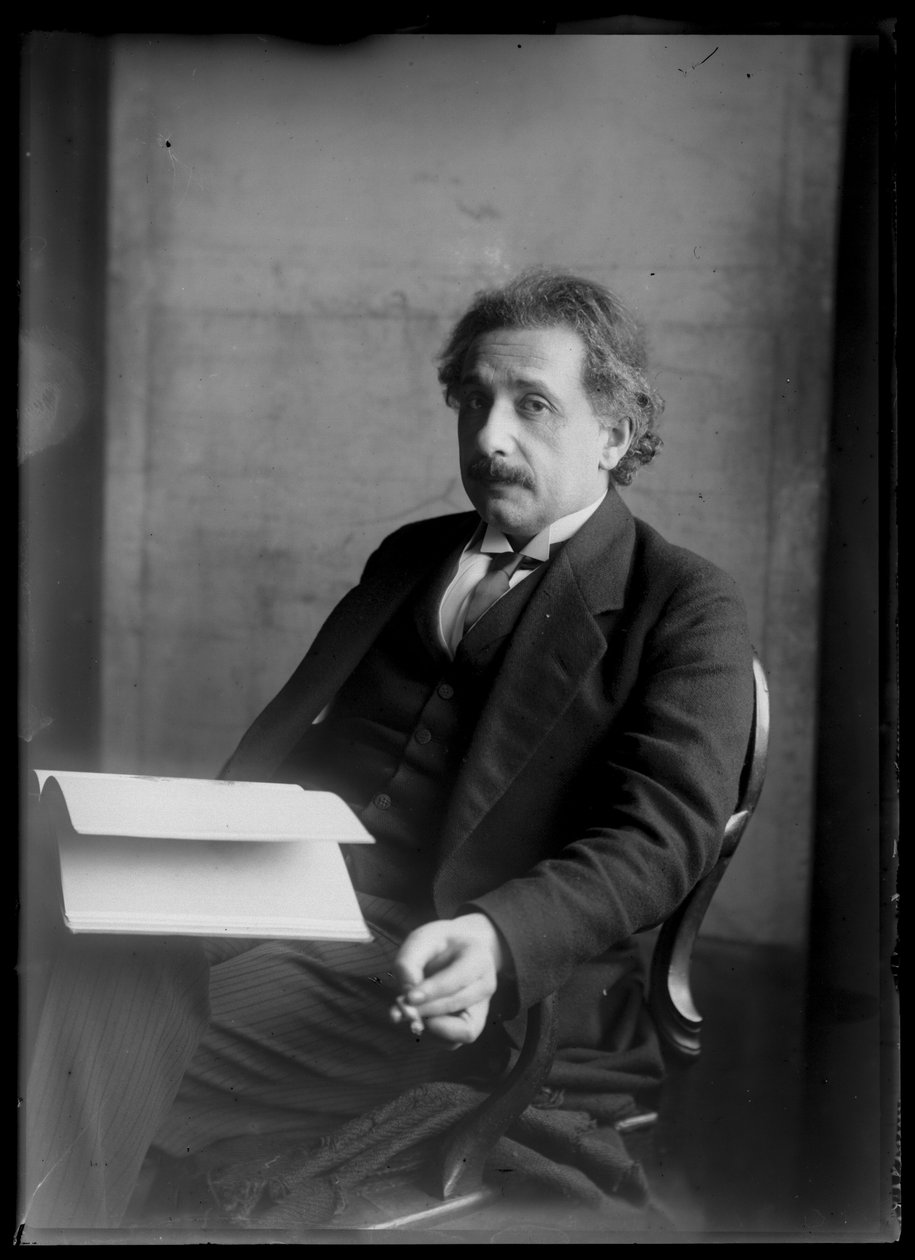 Obrázek Alberta Einsteina (1879-1955) od Ferdinand Schmutzer