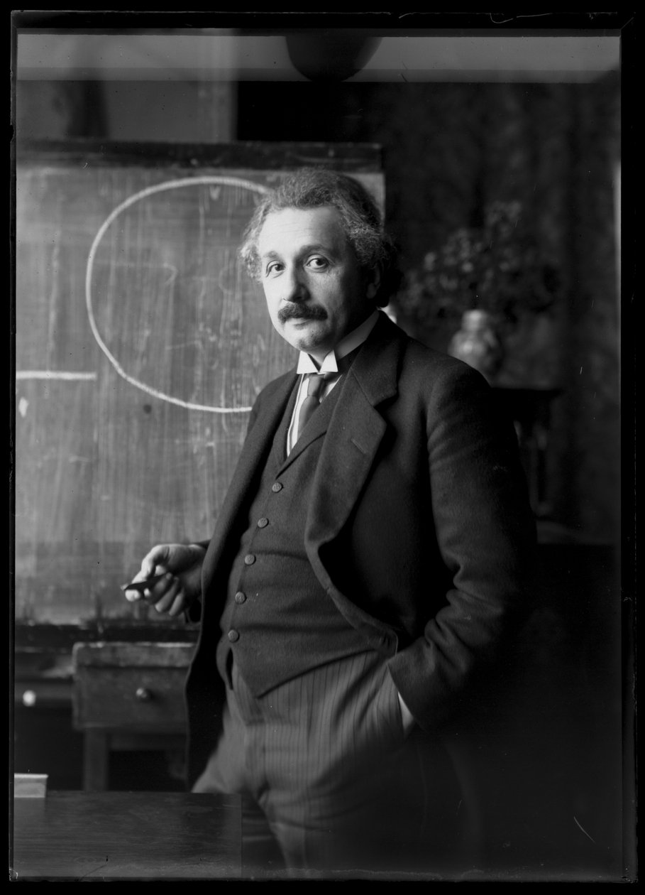 Obrázek Alberta Einsteina (1879-1955) od Ferdinand Schmutzer