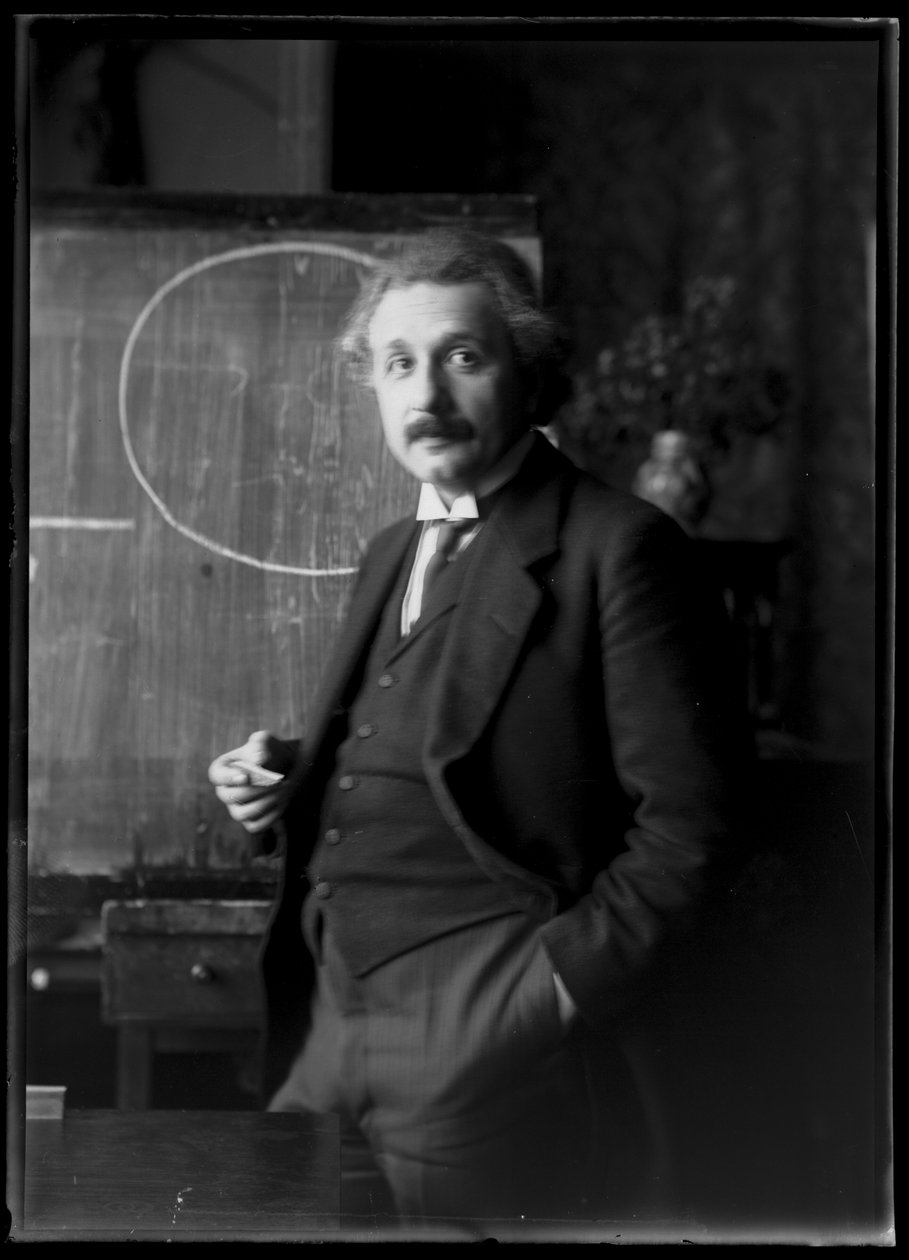 Obrázek Alberta Einsteina (1879-1955) od Ferdinand Schmutzer