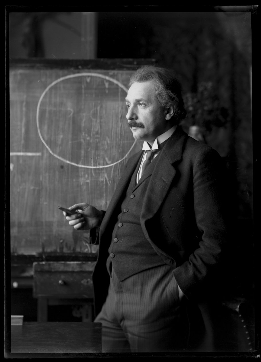Obrázek Alberta Einsteina (1879-1955) od Ferdinand Schmutzer