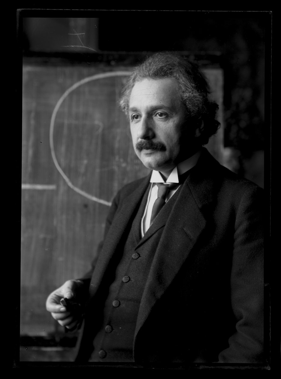 Obrázek Alberta Einsteina (1879-1955) od Ferdinand Schmutzer