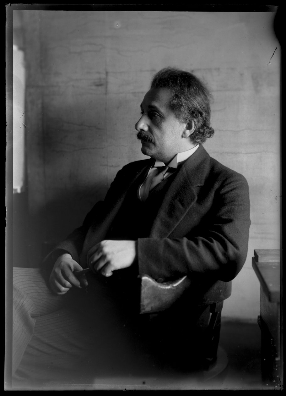 Obrázek Alberta Einsteina (1879-1955) od Ferdinand Schmutzer