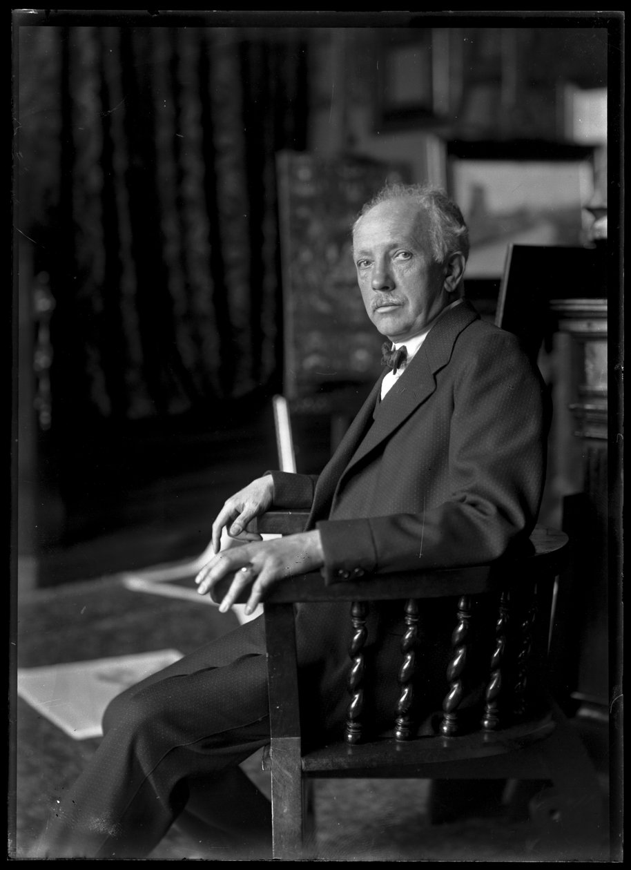 Obraz Richarda Strausse (1864-1949) od Ferdinand Schmutzer