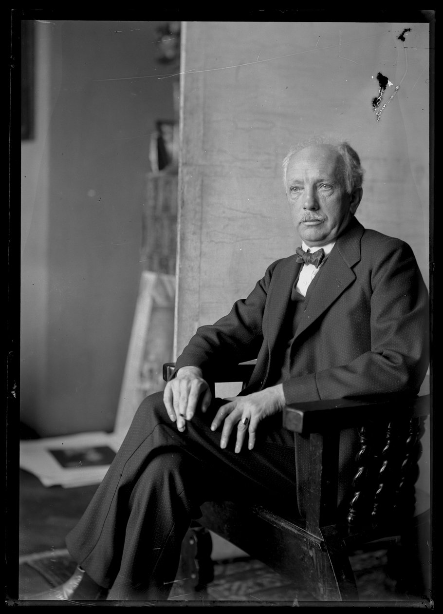 Obraz Richarda Strausse (1864-1949) od Ferdinand Schmutzer