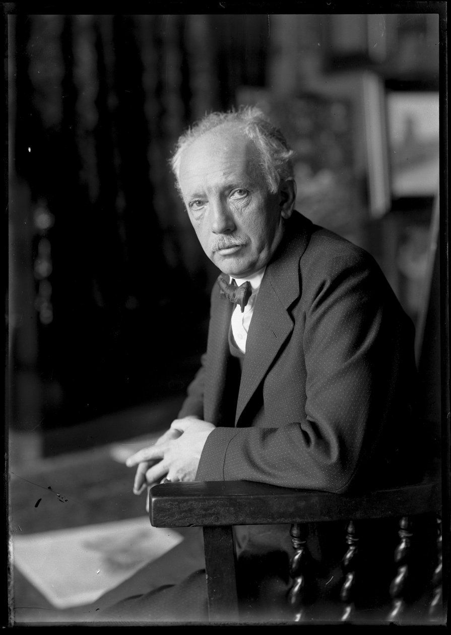 Obraz Richarda Strausse (1864-1949) od Ferdinand Schmutzer