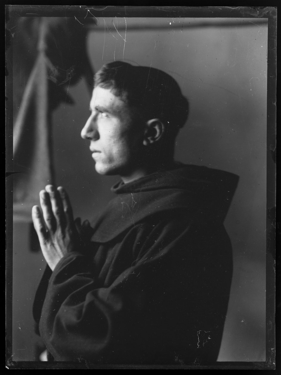 Modlitba františkánů v Assisi od Ferdinand Schmutzer