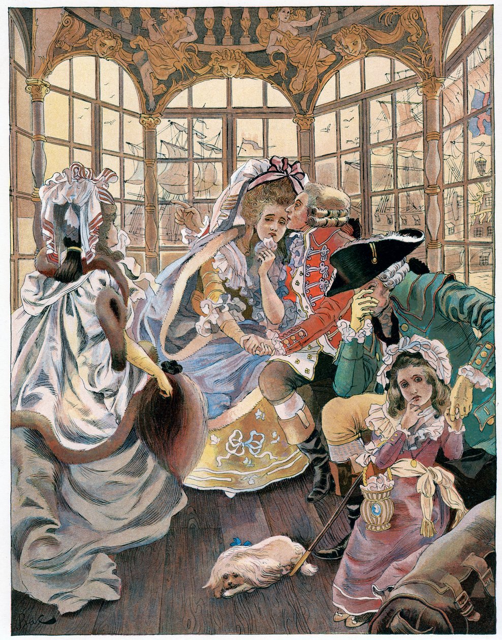 Emigrace během revoluce, 18. století, c1880-1950. od Ferdinand Sigismund Bac