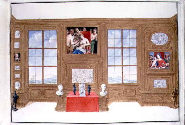 Kniha II f.53 Malovaný inventář sbírky Karla VI. ve Stallburgu, Vídeň, 1720-30 (wc) od Ferdinand Storffer or Astorffer