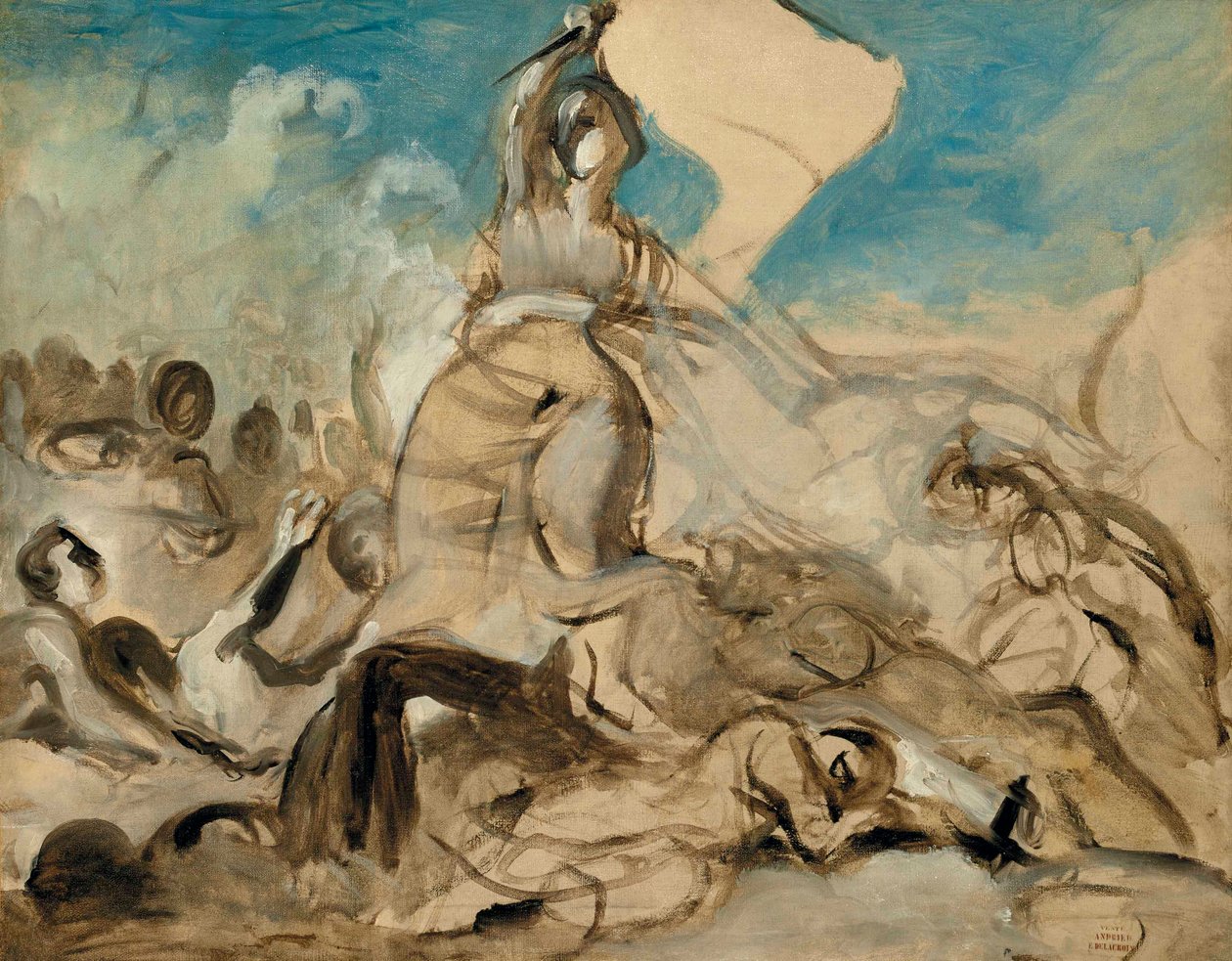 28. července - Liberty Leading the People od Ferdinand Victor Eugene Delacroix