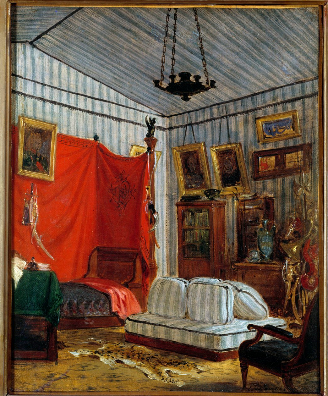 Appartement du Comte de Mornay Obraz Eugene Delacroix (1798-1863) 1833 Ne. 0,41x0,32 m od Ferdinand Victor Eugene Delacroix