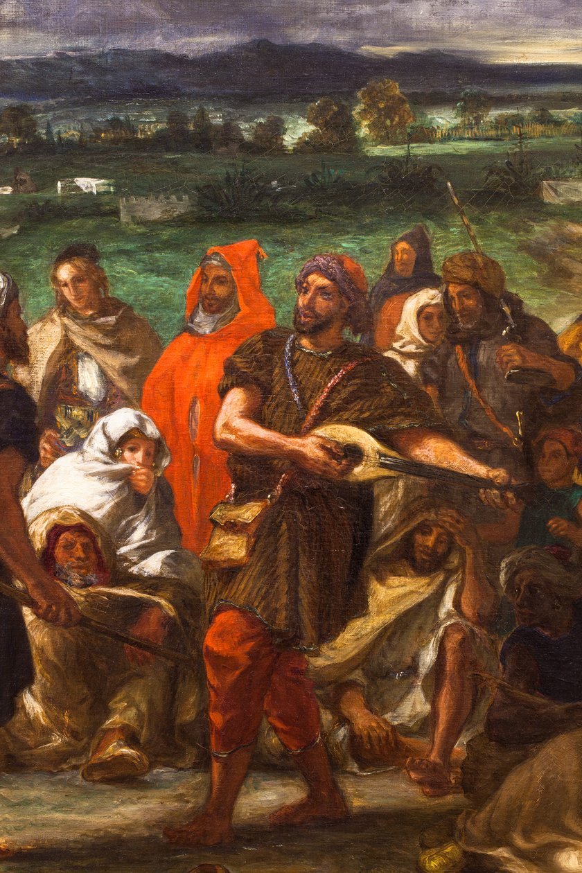 Arabští komici nebo šašci od Ferdinand Victor Eugene Delacroix