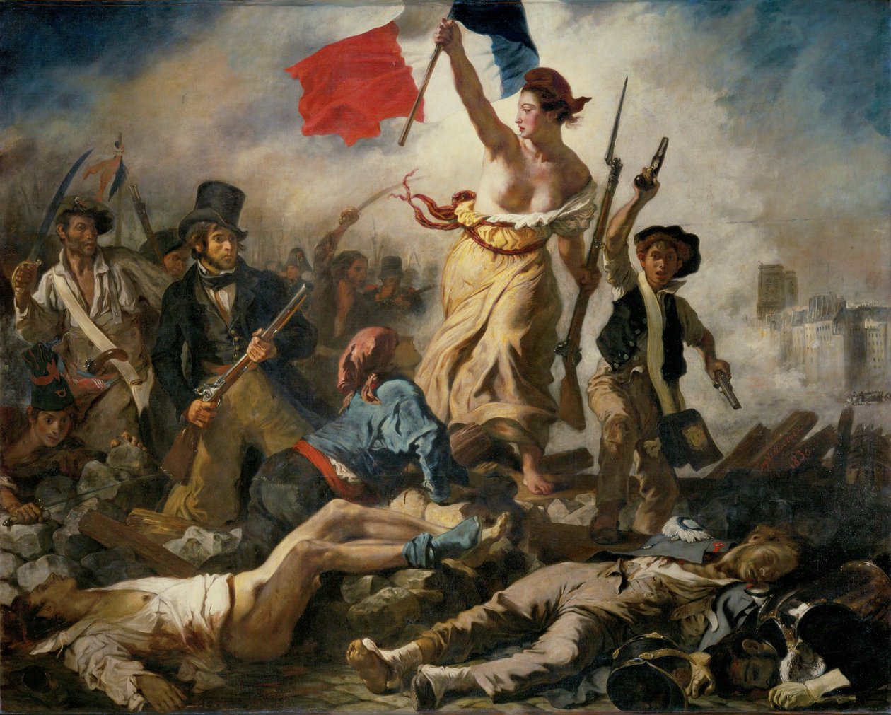 28. července 1830; Svoboda vede lid... od Ferdinand Victor Eugene Delacroix