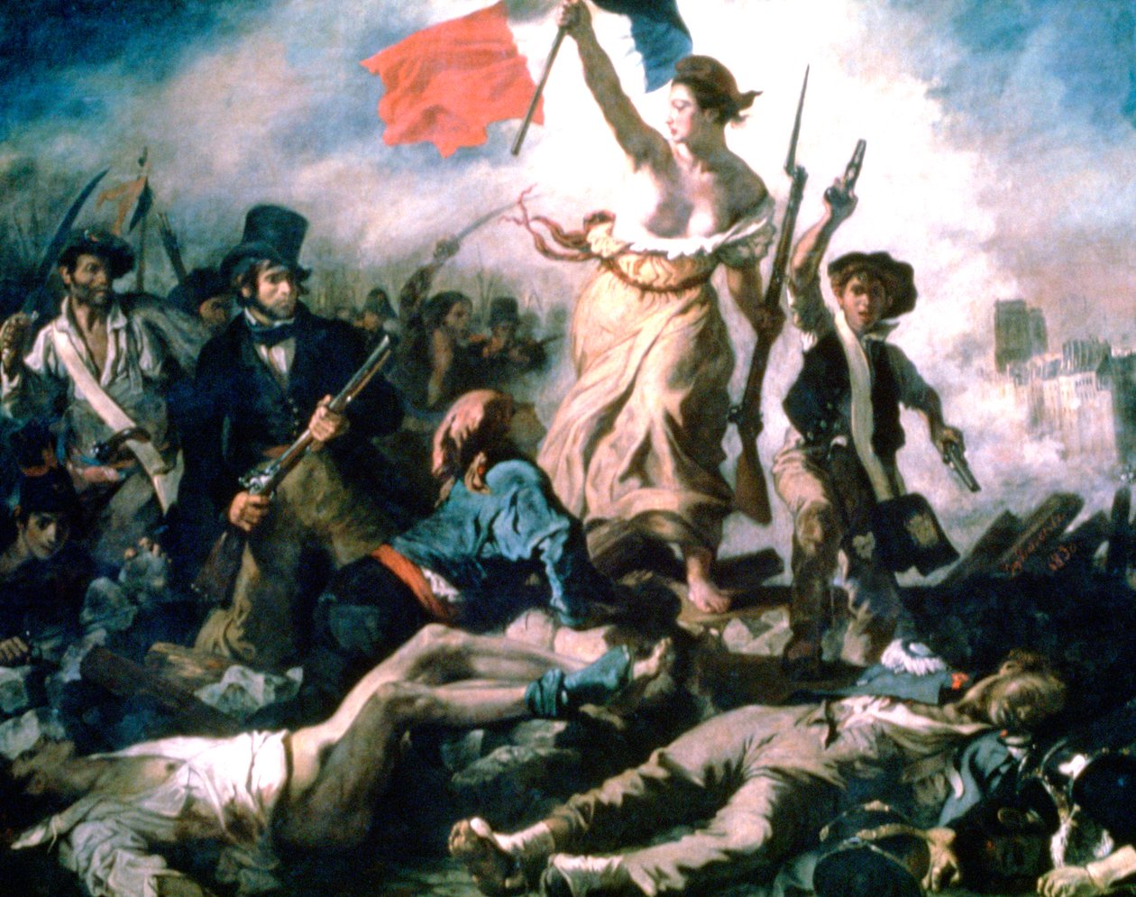 Liberty Leading the People, 1830 od Ferdinand Victor Eugene Delacroix