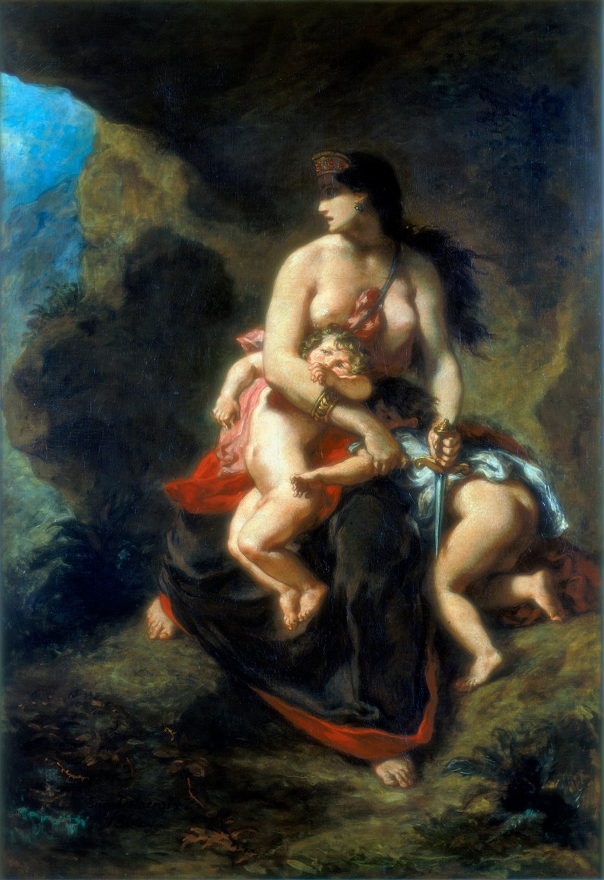 Medea, 1862 od Ferdinand Victor Eugene Delacroix