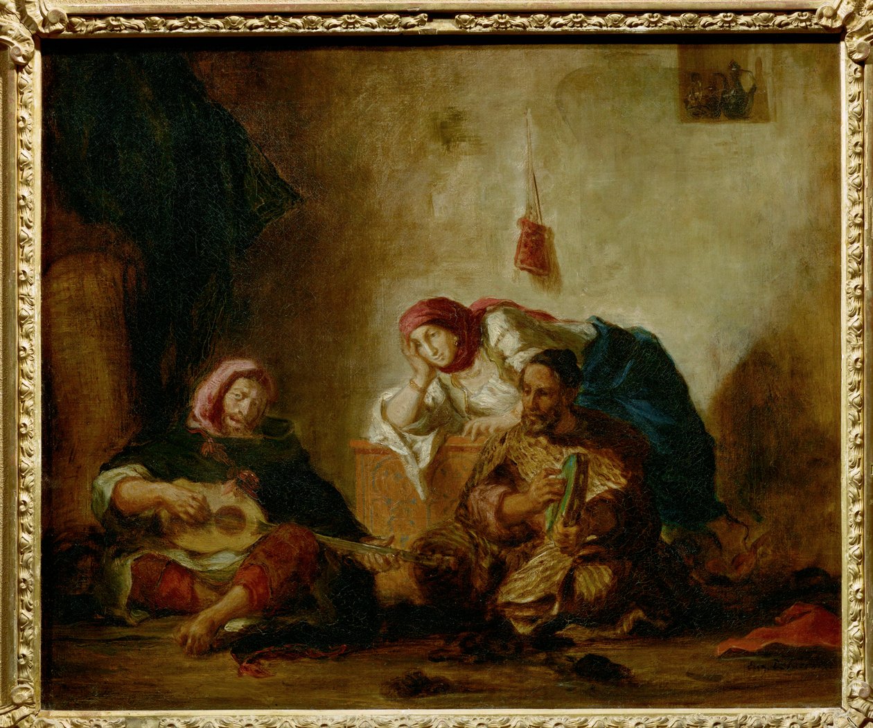 Musiciens juifs de Mogador - Mogadorští židovští hudebníci ... od Ferdinand Victor Eugene Delacroix